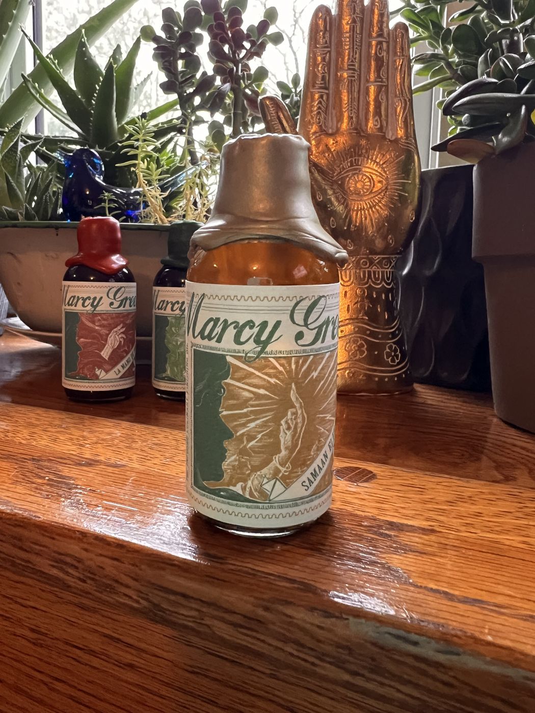 Samaan Elektra with the other Marcy Green oils